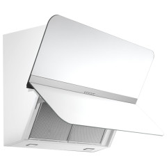 Вытяжка Falmec Silence FLIPPER NRS 85 inox vetro bianco (800)