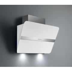Вытяжка Falmec Silence FLIPPER NRS 85 inox vetro bianco (800)