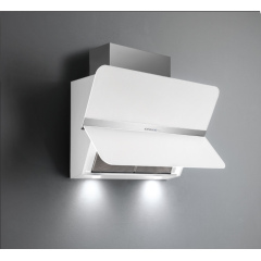 Вытяжка Falmec Silence FLIPPER NRS 85 inox vetro bianco (800)