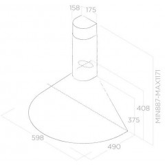 Вытяжка Elica TONDA IX F/60