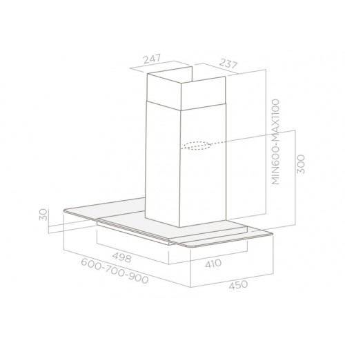 Вытяжка Elica FLAT GLASS IX/A/90