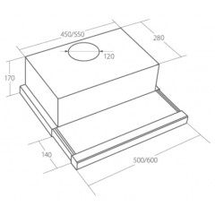 Вытяжка AKPO Light Eco 50 wk-7 белый
