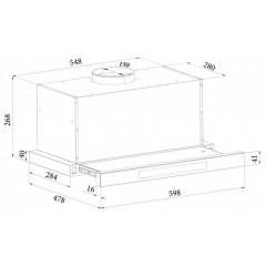 Вытяжка Grand Toledo sensor 60 BK