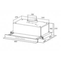 Вытяжка Germes Gamma 60 (Black)