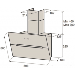 Вытяжка Jet air Suri WH/A/60