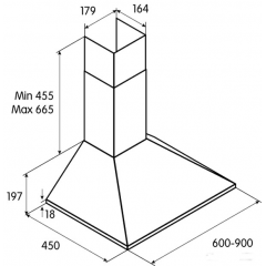 Вытяжка Jet air Suri BL/A/60