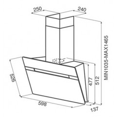 Вытяжка Jet air Viki BK/A/60