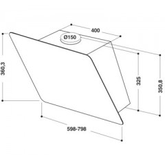 Вытяжка Whirlpool AKR 038 G BL