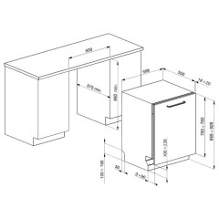 Посудомоечная машина Smeg STE8639L