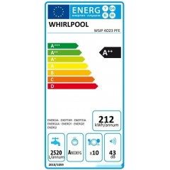 Посудомоечная машина Whirlpool WSIP 4O23 PFE