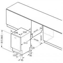 Посудомоечная машина Krona KASKATA 60 BI