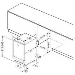 Посудомоечная машина Krona DELIA 45 BI