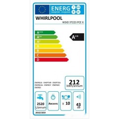 Посудомоечная машина Whirlpool WSIO 3T223 PCE X
