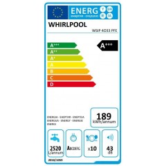 Посудомоечная машина Whirlpool WSIP 4O33 PFE