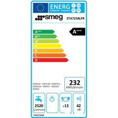 Посудомоечная машина Smeg STA7234LFR