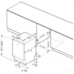 Посудомоечная машина Krona Brenta 45 BI