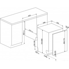 Посудомоечная машина Smeg ST323PM