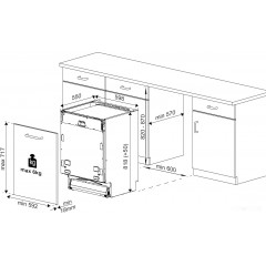 Посудомоечная машина Beko BDIN38530A
