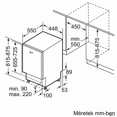 Посудомоечная машина Bosch Serie 4 SRV4XMX16E
