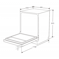 Посудомоечная машина Monsher MD 4503