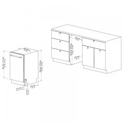 Посудомоечная машина Korting KDI 45488