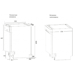 Посудомоечная машина Kuppersberg GS 4557