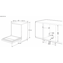 Посудомоечная машина Kuppersberg GFM 5572 W