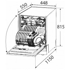 Посудомоечная машина Zigmund & Shtain DW 269.4509 X