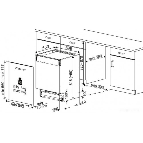 Посудомоечная машина Hotpoint-Ariston HI 5D84 DW