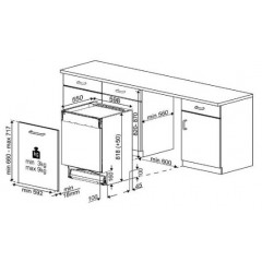 Посудомоечная машина Indesit DI 3C49 B