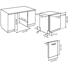 Посудомоечная машина Candy CI 4C6F0PA-08