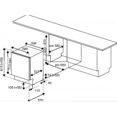 Посудомоечная машина Bertazzoni DW60EPR/21