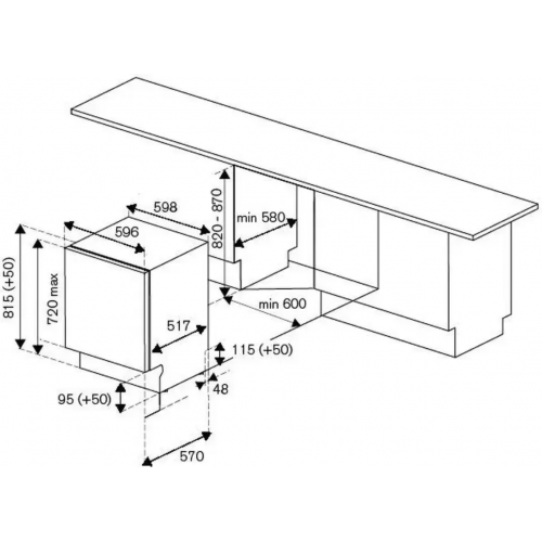 Посудомоечная машина Bertazzoni DW6083PRV