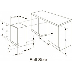 Посудомоечная машина Meferi MDW6063 Power