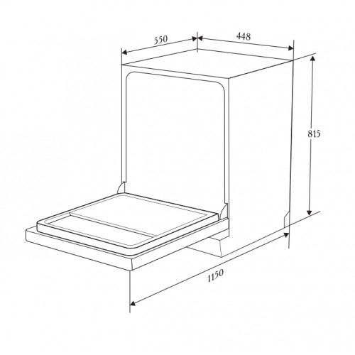Посудомоечная машина ZUGEL ZDI458