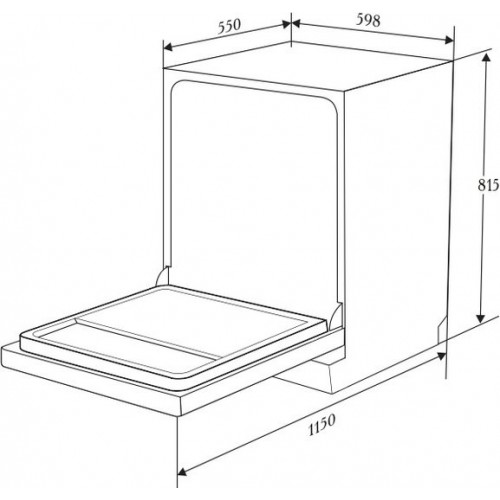 Посудомоечная машина ZUGEL ZDI608