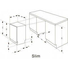 Посудомоечная машина Meferi MDW4562 LIGHT