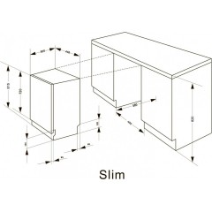 Посудомоечная машина Meferi MDW4573 Ultra