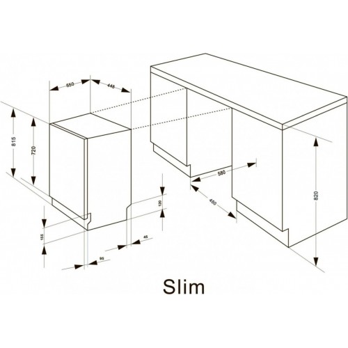 Посудомоечная машина Meferi MDW4573 Ultra