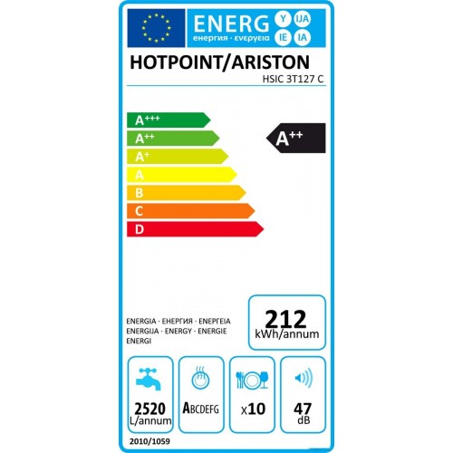 Посудомоечная машина Hotpoint-Ariston HSIC 3T127 C