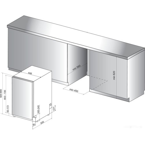 Посудомоечная машина Hotpoint-Ariston HSIC 3T127 C