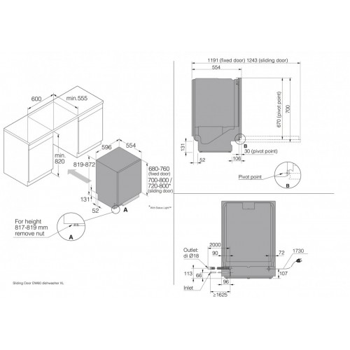 Посудомоечная машина Asko DSD544B