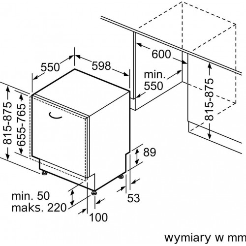 Посудомоечная машина Bosch Serie 4 SMH4HVX03E