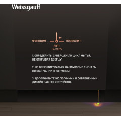 Посудомоечная машина Weissgauff BDW 6037 Inverter AutoOpen Infolight