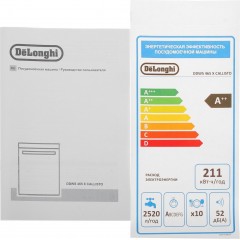 Посудомоечная машина Delonghi DDWS 465 X Callisto