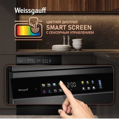 Посудомоечная машина Weissgauff DW 6039 Touch Dual Wash Black