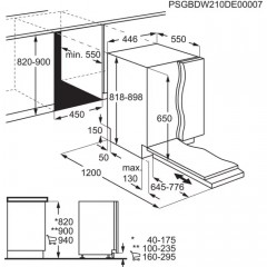Посудомоечная машина AEG FSE73407P