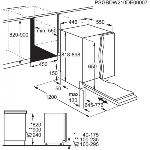 Посудомоечная машина AEG FSE73407P