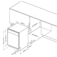 Посудомоечная машина De Dietrich DBJ422DQX