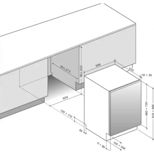 Посудомоечная машина De Dietrich DV1434QJ